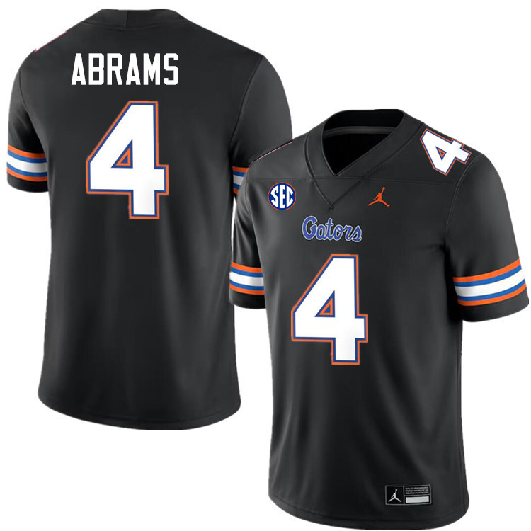 #4 TJ Abrams Gators Jersey,Florida Gators College Football Jerseys Stitched-Black